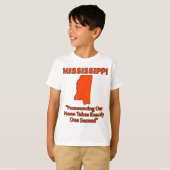 Mississippi - Het Uitspreken Duurt Één Seconde T-shirt (Voorkant volledig)