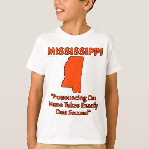 Mississippi - Het Uitspreken Duurt Één Seconde T-shirt