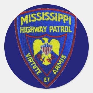 Mississippi Highway Patrol Ronde Sticker