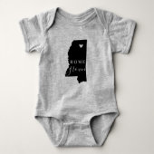 Mississippi Home Grown State T-shirt (Voorkant)