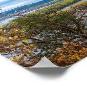 Mississippi Horizon aan de grens van Iowa Poster (Hoek)