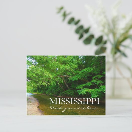 MISSISSIPPI - Ik zou willen dat u hier was - McGeh Briefkaart (Staand voorkant)