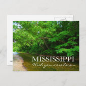 MISSISSIPPI - Ik zou willen dat u hier was - McGeh Briefkaart (Voorkant / Achterkant)