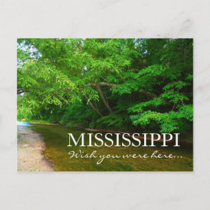 MISSISSIPPI - Ik zou willen dat u hier was - McGeh Briefkaart