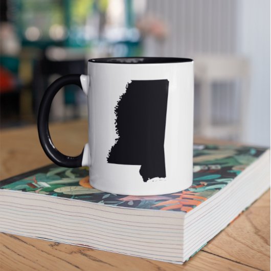 Mississippi in zwart en wit mok