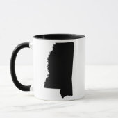 Mississippi in zwart-wit mok (Links)