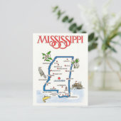 Mississippi Kaart (Staand voorkant)