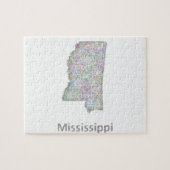Mississippi-kaart Legpuzzel (Horizontaal)
