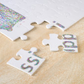 Mississippi-kaart Legpuzzel (Zijkant)