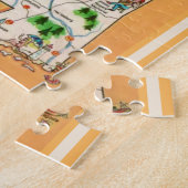 Mississippi  kaart puzzel (Zijkant)