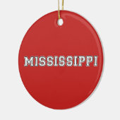 Mississippi Keramisch Ornament (Links)