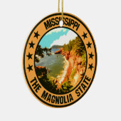 Mississippi Keramisch Ornament (Rechts)