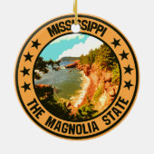 Mississippi Keramisch Ornament (Achterkant)