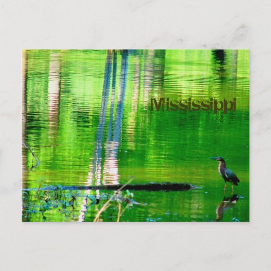 Mississippi Lake Briefkaart (Voorkant)