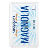Mississippi License Bord Flexible Magneet (Verticaal)