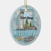 Mississippi Lighthouse ornament (Rechts)