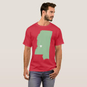 Mississippi Love in Sage Oversized T-shirt (Voorkant volledig)