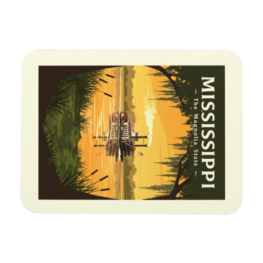 Mississippi Magneet (Horizontaal)