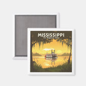  Mississippi Magneet (Voorkant / Achterkant)
