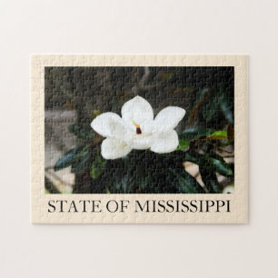 Mississippi magnolia flower puzzle legpuzzel