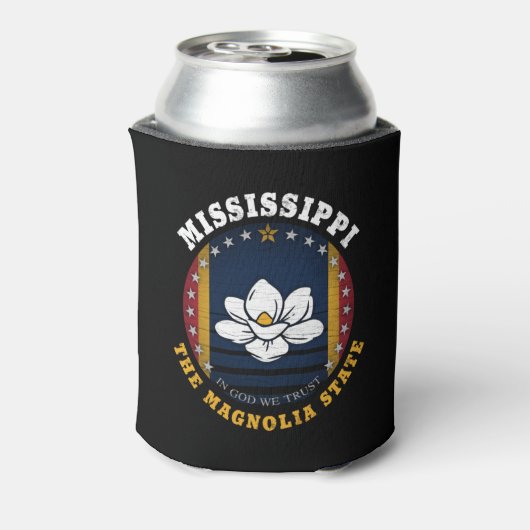 MISSISSIPPI MAGNOLIA STATE FLAG BLIKJESKOELER (Blikje Achterkant)