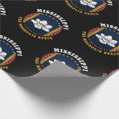 MISSISSIPPI MAGNOLIA STATE FLAG CADEAUPAPIER (Hoek)