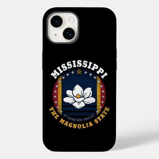 MISSISSIPPI MAGNOLIA STATE FLAG Case-Mate iPhone CASE (Achterkant)