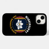 MISSISSIPPI MAGNOLIA STATE FLAG Case-Mate iPhone CASE (Achterkant (horizontaal))