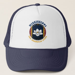 MISSISSIPPI MAGNOLIA STATE FLAG TRUCKER HAT TRUCKER PET