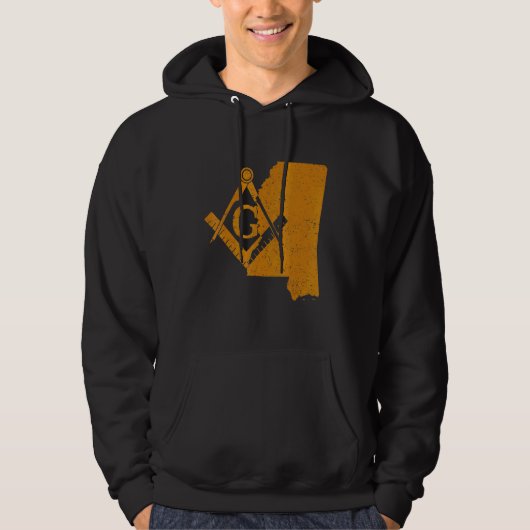 Mississippi Masons Grand Lodge Freemason Vader Hoodie (Voorkant)