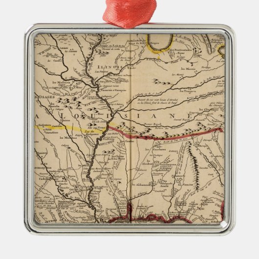 Mississippi Metalen Ornament (Voorkant)