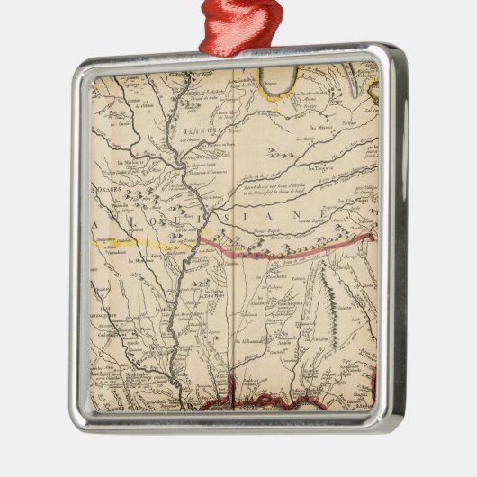 Mississippi Metalen Ornament (Links)