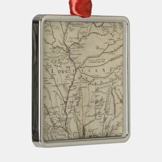 Mississippi Metalen Ornament (Rechts)