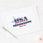 Mississippi Mijn thuisstaat Sticker (Envelop)
