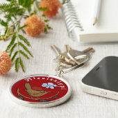 Mississippi Mocking Bird State Sleutelhanger (Zijkant)