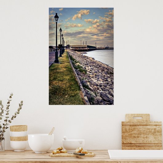 Mississippi Moonwalk Poster (Keuken)