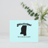 Mississippi Motto - Spell it it Briefkaart (Staand voorkant)