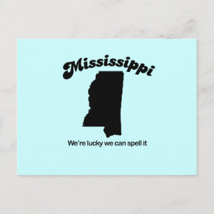 Mississippi Motto - Spell it it Briefkaart