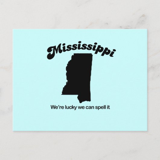 Mississippi Motto - Spell it it Briefkaart (Voorkant)