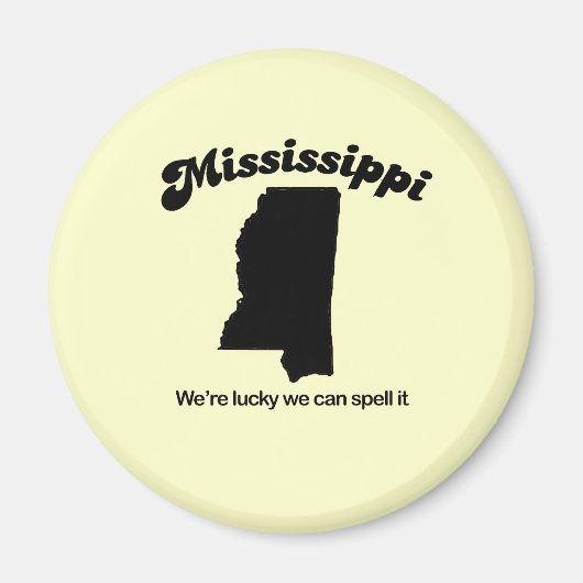 Mississippi Motto - Spell it it Magneet (Voorkant)