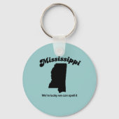 Mississippi Motto - Spell it it Sleutelhanger (Voorkant)