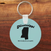 Mississippi Motto - Spell it it Sleutelhanger (Voorkant)