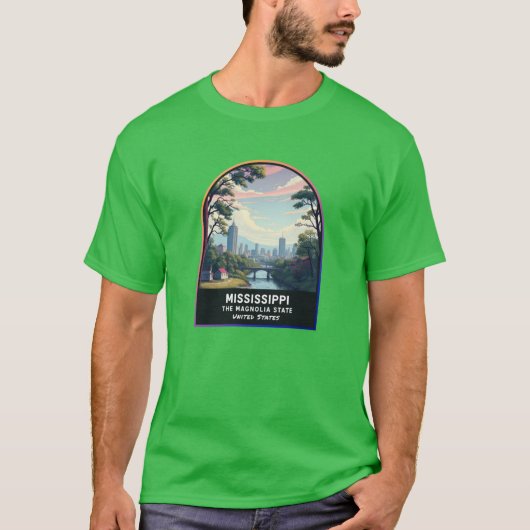 Mississippi MS T-shirt (Voorkant)
