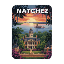 Mississippi Natchez Travel Magneet