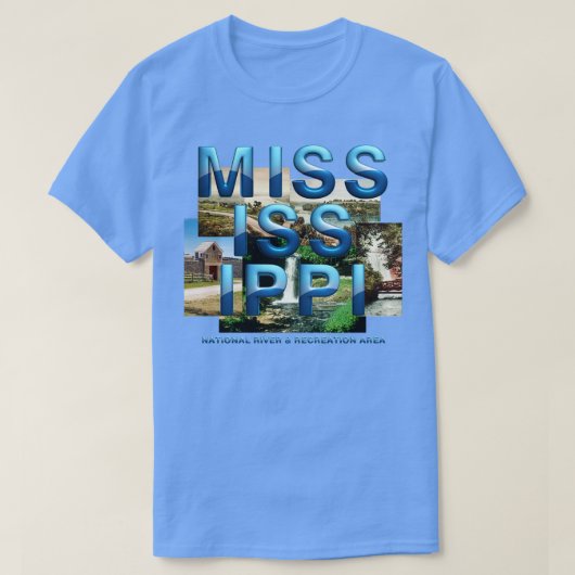 Mississippi National River T-shirt (Design voorkant)