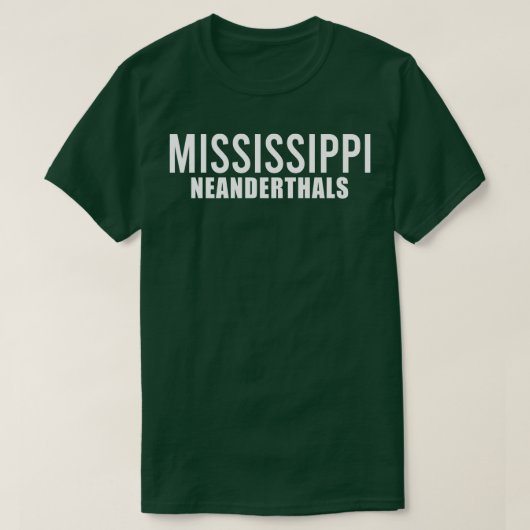 mississippi neanderthalers 1 t-shirt (Design voorkant)