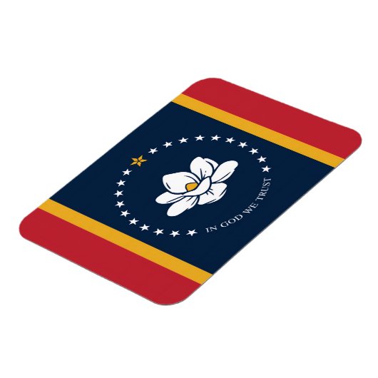 mississippi nieuwe vlag vs verenigde staten americ magneet (Linkerzijde)