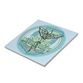 Mississippi Nurse Caduceus Tile Tegeltje (Zijkant)