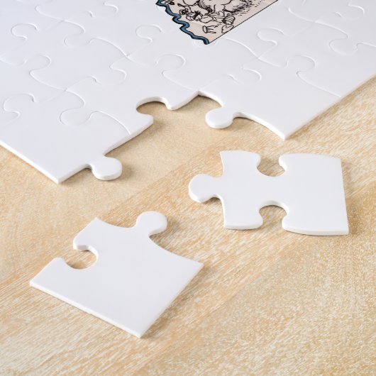 Mississippi Overzicht  kaart van Afbeelding Legpuzzel (Zijkant)