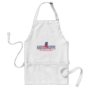 Mississippi Patriotic Apron Standaard Schort